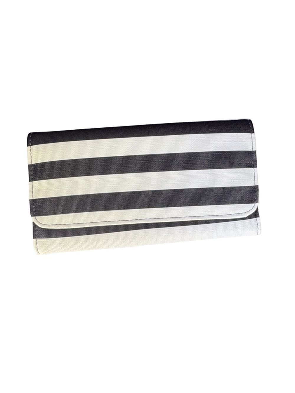 Kut from the Kloth Black and White Striped Wallet